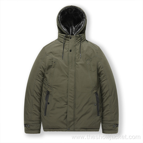 Plus Size Padded Jackets for Men With Hood